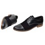 Pantofi barbati casual din piele naturala - Model Mario 1 Negru 